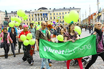 Image showing Helsinki Pride gay parade