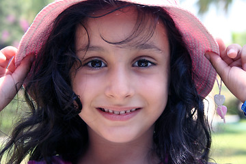 Image showing Girl wearing hat