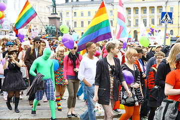 Image showing Helsinki Pride gay parade