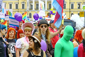 Image showing Helsinki Pride gay parade