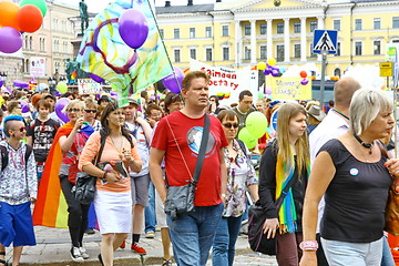 Image showing Helsinki Pride gay parade