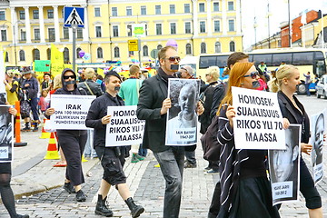 Image showing Helsinki Pride gay parade