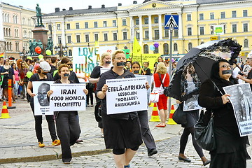 Image showing Helsinki Pride gay parade