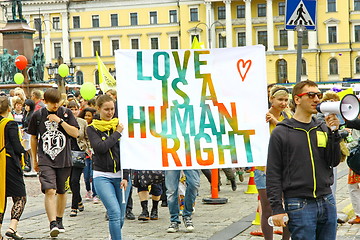 Image showing Helsinki Pride gay parade