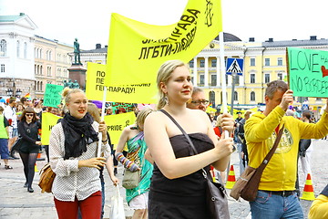 Image showing Helsinki Pride gay parade