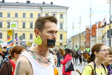 Image showing Helsinki Pride gay parade