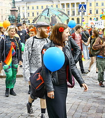 Image showing Helsinki Pride gay parade