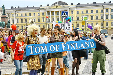 Image showing Helsinki Pride gay parade