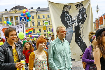 Image showing Helsinki Pride gay parade