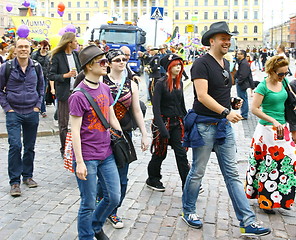 Image showing Helsinki Pride gay parade