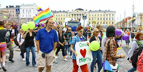 Image showing Helsinki Pride gay parade