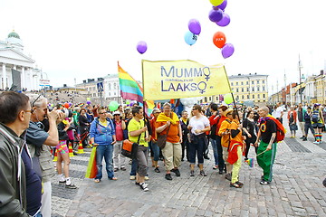 Image showing Helsinki Pride gay parade