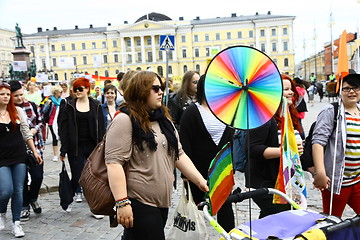 Image showing Helsinki Pride gay parade