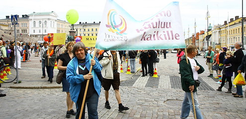 Image showing Helsinki Pride gay parade