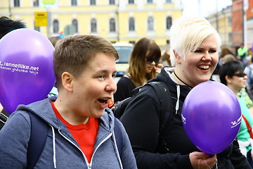 Image showing Helsinki Pride gay parade