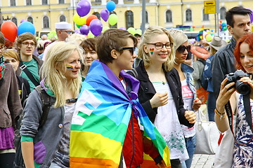 Image showing Helsinki Pride gay parade