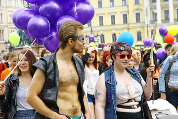 Image showing Helsinki Pride gay parade