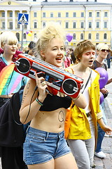 Image showing Helsinki Pride gay parade