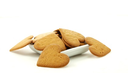 Image showing Heart shaped gingerbread