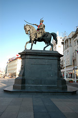 Image showing statue ban jelacic zagreb