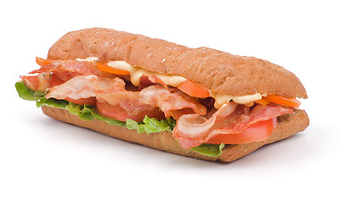 Image showing Big Ciabatta Sandwich