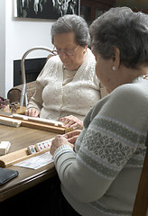 Image showing playing mah-jong