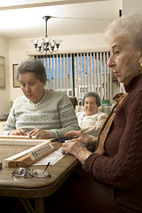 Image showing playing mah-jong