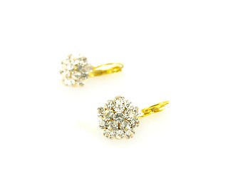 Image showing Diamond earrings