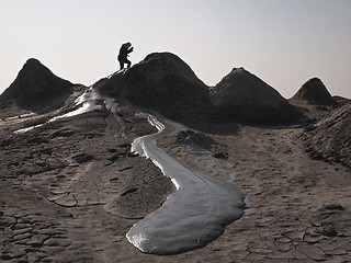 Image showing Mud volcanoes