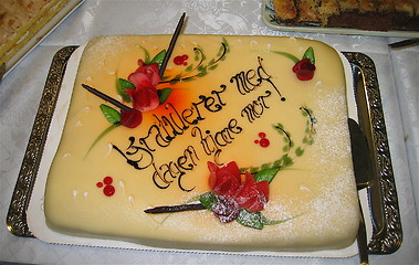 Image showing Valentin cake