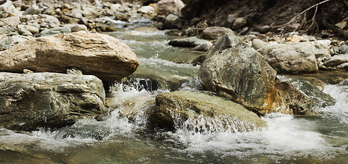 Image showing Spring creek, high-detail