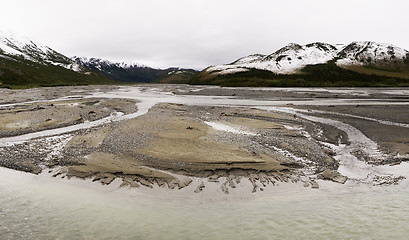 Image showing Cold Summer Snowy weather