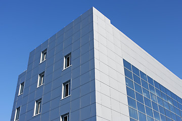 Image showing Upper part of the modern office building