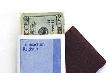 Image showing Depositing Money