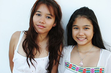 Image showing Pretty Thai sisters