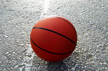 Image showing orange basketball