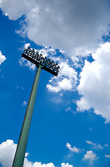 Image showing Stadium lights