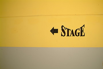 Image showing stage