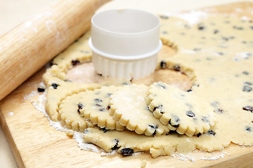 Image showing Cutting out Welsh cakes