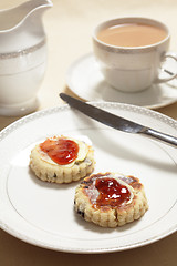 Image showing Welsh cakes at tea