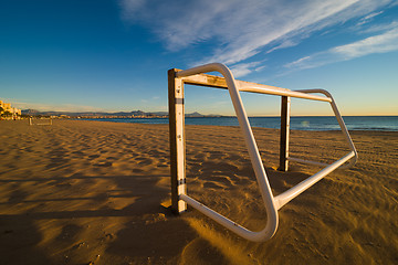 Image showing Beach football