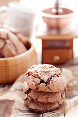Image showing chocolate cookies