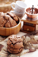 Image showing chocolate cookies