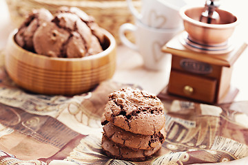 Image showing chocolate cookies