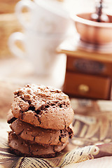 Image showing chocolate cookies