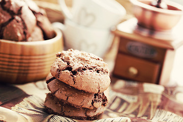 Image showing chocolate cookies