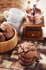 Image showing chocolate cookies