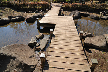 Image showing wooden bridge