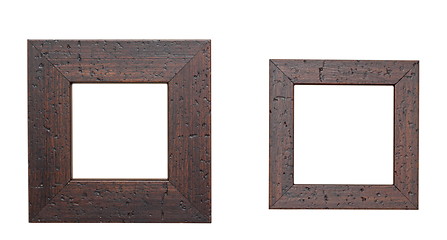 Image showing two wooden frames