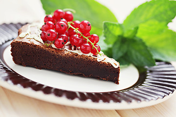 Image showing delicious brownie